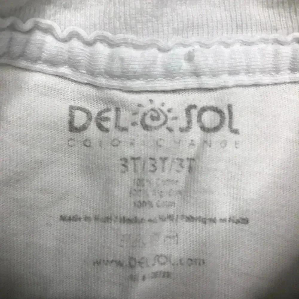 Del  Sol Amber Cove I Sea Fish T-Shirt White Sz 3T - Picture 9 of 16